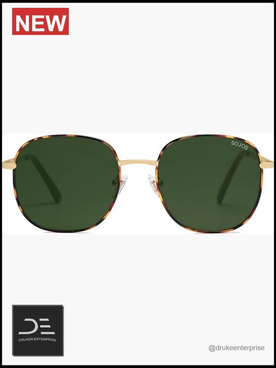 Classic Trendy Square Sunglasses with UV400 Protection